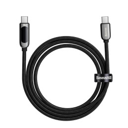 Baseus CATSK-C01 USB-C - USB-C PD QC kabelis 100W 5A 480Mb/ s 2m - juodas