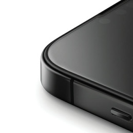 UNIQ Optix Matte matinis grūdintas stiklas, skirtas iPhone 15 Pro su aplikatoriumi