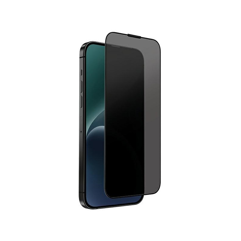 UNIQ Optix Privacy grūdintas stiklas skirtas iPhone 15 Pro su aplikatoriumi