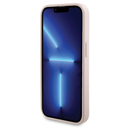 Guess 4G Metal Logo dėklo rinkinys, skirtas iPhone 14 Pro + 5000mAh MagSafe maitinimo blokas - rožinė