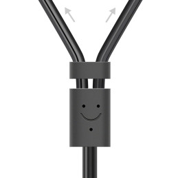 Ugreen AV102 10513 kabelis 3,5 mm mini lizdas (vyriškas) / 2RCA (vyriškas) 5 m - pilkas