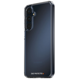 PanzerGlass kietas dėklas su D3O® Bio ir karinio lygio sertifikatu, skirtas Samsung Galaxy A35 5G – skaidrus