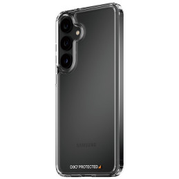 PanzerGlass kietas dėklas su D3O® Bio ir karinio lygio sertifikatu, skirtas Samsung Galaxy S24+ – skaidrus