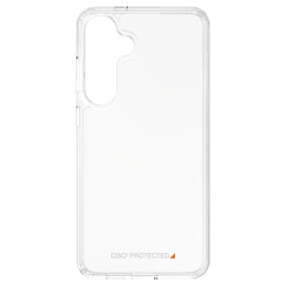 PanzerGlass kietas dėklas su D3O® Bio ir karinio lygio sertifikatu, skirtas Samsung Galaxy S24+ – skaidrus
