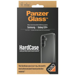 PanzerGlass kietas dėklas su D3O® Bio ir karinio lygio sertifikatu, skirtas Samsung Galaxy S24+ – skaidrus
