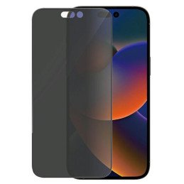 „PanzerGlass Ultra-Wide Fit“ grūdinto stiklo antibakterinis privatumas su padėties įtaisu, skirtu „iPhone 14 Pro Max“