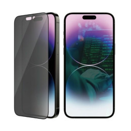 PanzerGlass Ultra-Wide Fit Antibakterinis Privatus grūdintas stiklas, skirtas iPhone 14 Pro Max