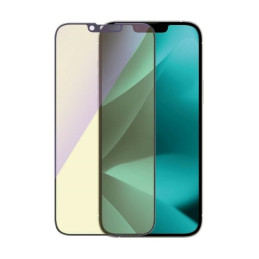 PanzerGlass Ultra-Wide Fit antibakterinis grūdintas stiklas su mėlynos šviesos filtru ir padėties nustatymo įtaisu, skir...