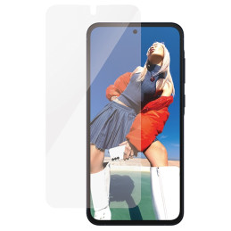 PanzerGlass itin platus grūdintas stiklas su padėties įtaisu, skirtas Samsung Galaxy A55 5G