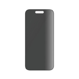 PanzerGlass Ultra-Wide Fit Privacy grūdintas stiklas su padėties įtaisu, skirtas iPhone 15 Pro