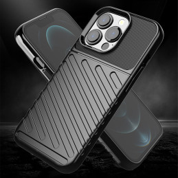Thunder Case, lankstus šarvuotas dėklas, dangtelis iPhone 13 Pro, žalias