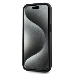 DKNY odinis languotas monofoninis MagSafe dėklas, skirtas iPhone 15 Plus / 14 Plus - juodas