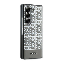DKNY Repeat Pattern Bottom Stripe dėklas, skirtas Samsung Galaxy Z Fold 6 – rudas