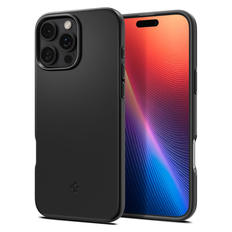 Spigen Thin Fit MagSafe dėklas iPhone 16 Pro - juodas