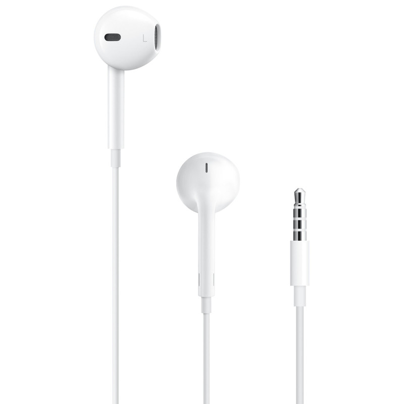 Apple EarPods į ausis įdedamos ausinės su 3,5 mm lizdu, skirtu iPhone (MNHF2ZM/ A) – baltos