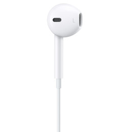 Apple EarPods į ausis įdedamos ausinės su 3,5 mm lizdu, skirtu iPhone (MNHF2ZM/ A) – baltos