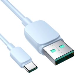 „Joyroom“ kelių spalvų serijos A14 USB-A / USB-C 3A kabelis, 1,2 m – mėlynas 3