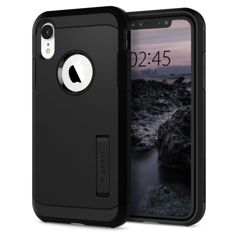 Spigen Tough Armor dėklas iPhone XR - juodas