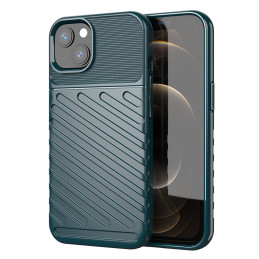 Thunder Case, lankstus šarvuotas dėklas, dangtelis iPhone 13 mini, žalias