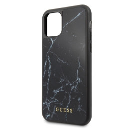 Guess GUHCN58HYMABK iPhone 11 Pro juodas / juodas marmuras