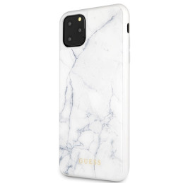 Guess GUHCN65HYMAWH iPhone 11 Pro Max baltas/ baltas marmuras