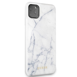 Guess GUHCN65HYMAWH iPhone 11 Pro Max baltas/ baltas marmuras