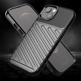 Thunder Case, lankstus šarvuotas dėklas, dangtelis iPhone 13 mini, mėlynas