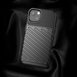Thunder Case, lankstus šarvuotas dėklas, dangtelis iPhone 13 mini, mėlynas