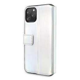 Guess Iridescent dėklas iPhone 11 Pro Max - sidabrinis