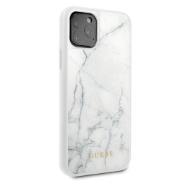 Guess Marble dėklas iPhone 11 Pro - baltas