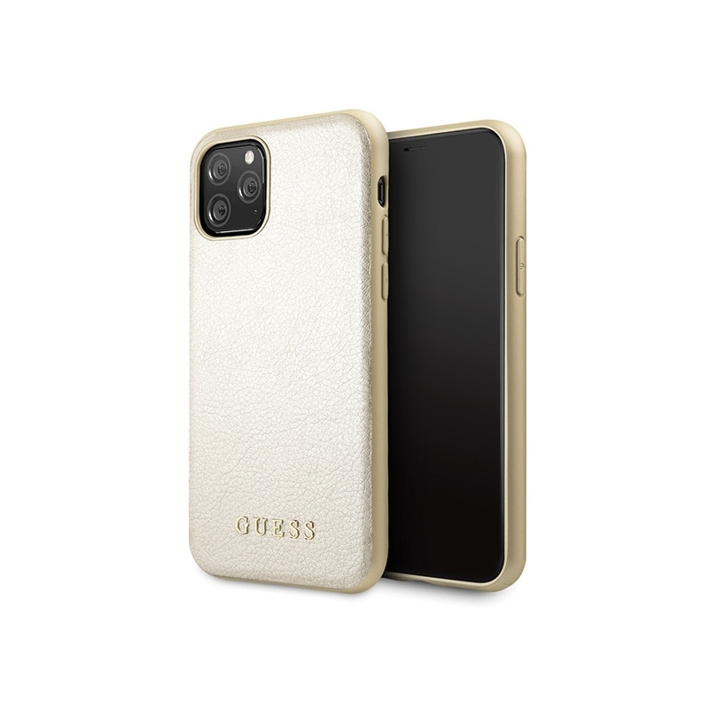 Guess Iridescent dėklas iPhone 11 Pro - auksinis