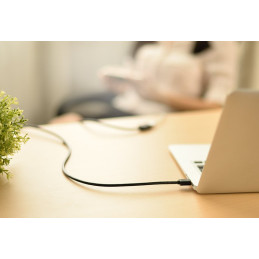 Ugreen kabelis USB (moteris) - USB (vyriškas) adapterio laidas 1m juodas (10314)