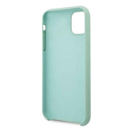 Guess GUHCN58LSLMGG iPhone 11 Pro žalias/ žalias kietas dėklas Silikoninis vintage auksinis logotipas