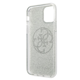 Guess GUHCN65PCUGLKA iPhone 11 Pro Max chaki kietas dėklas 4G Circle Glitter
