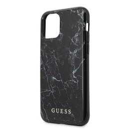 Guess Marble dėklas, skirtas iPhone 11 Pro Max - juodas