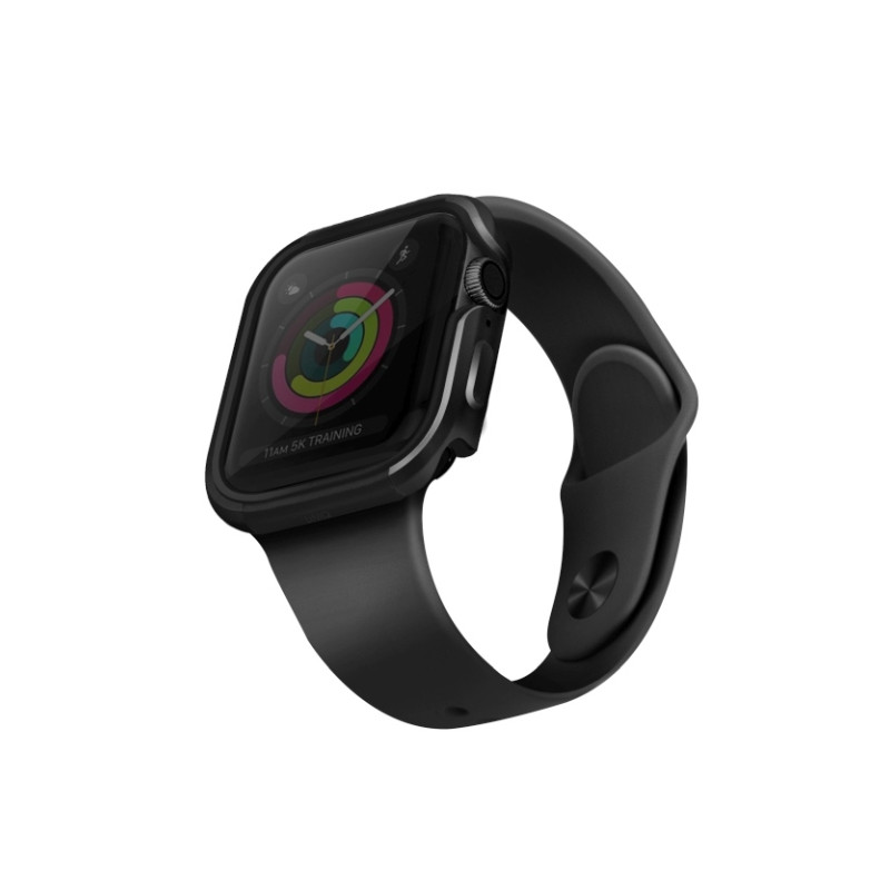 UNIQ Valencia dėklas Apple Watch 4 / 5 / 6 / SE 40mm - pilkas