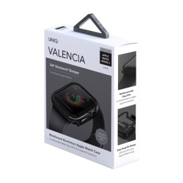 UNIQ Valencia dėklas Apple Watch 4 / 5 / 6 / SE 44mm - pilkas