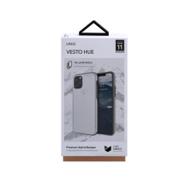 UNIQ Vesto Hue dėklas, skirtas iPhone 11 Pro Max - skaidrus ir sidabrinis