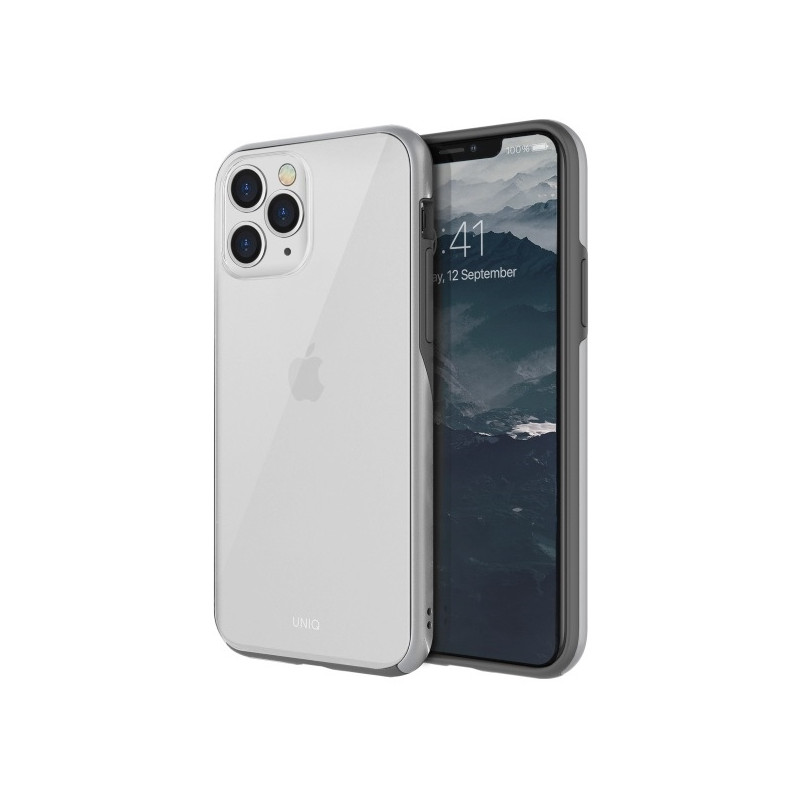 UNIQ Vesto Hue dėklas iPhone 11 Pro - skaidrus ir sidabrinis