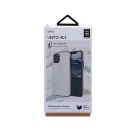 UNIQ Vesto Hue dėklas iPhone 11 Pro - skaidrus ir sidabrinis