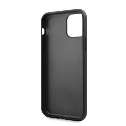 Karl Lagerfeld Saffiano Ikonik Metalinis dėklas iPhone 11 Pro Max - juodas