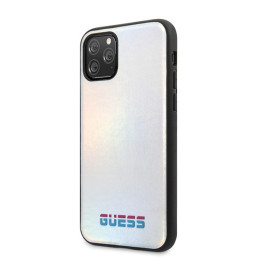 Guess Iridescent dėklas iPhone 11 Pro - sidabrinis