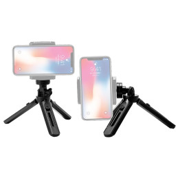 Mini trikojo asmenukių laikiklis telefono kamerai GoPro kamera 16 - 21 cm juoda