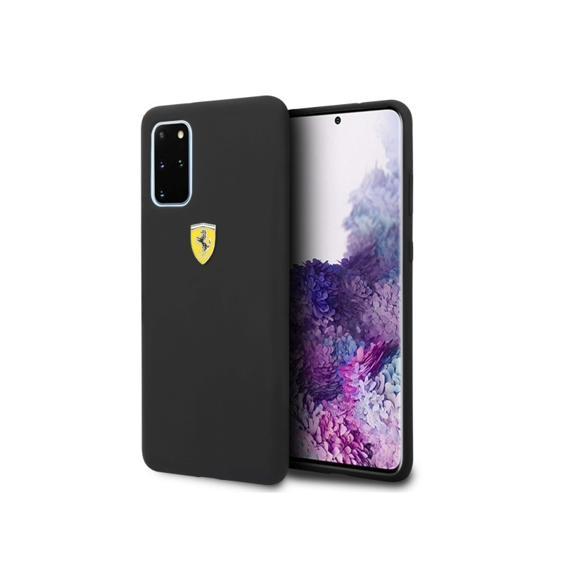 Ferrari silikoninis dėklas Samsung Galaxy S20+ - juodas