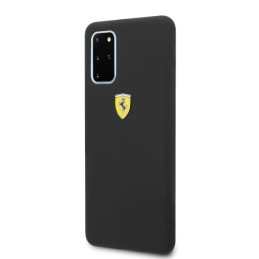 Ferrari silikoninis dėklas Samsung Galaxy S20+ - juodas