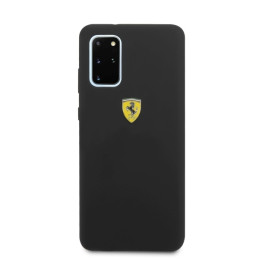 Ferrari silikoninis dėklas Samsung Galaxy S20+ - juodas