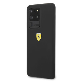 Ferrari silikoninis dėklas Samsung Galaxy S20 Ultra - juodas