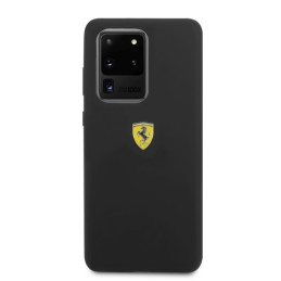 Ferrari silikoninis dėklas Samsung Galaxy S20 Ultra - juodas