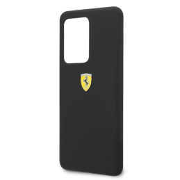 Ferrari silikoninis dėklas Samsung Galaxy S20 Ultra - juodas