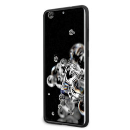 Mercedes Silicone Line dėklas Samsung Galaxy S20 Ultra - juodas